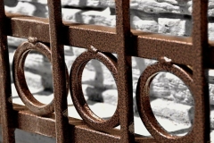 Safe Guard Rail Coated With Antique Copper