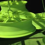 Thermosetting powder coating are much more widely used