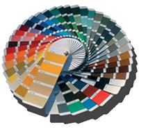 miltelinio dažymo spalvų katalogas